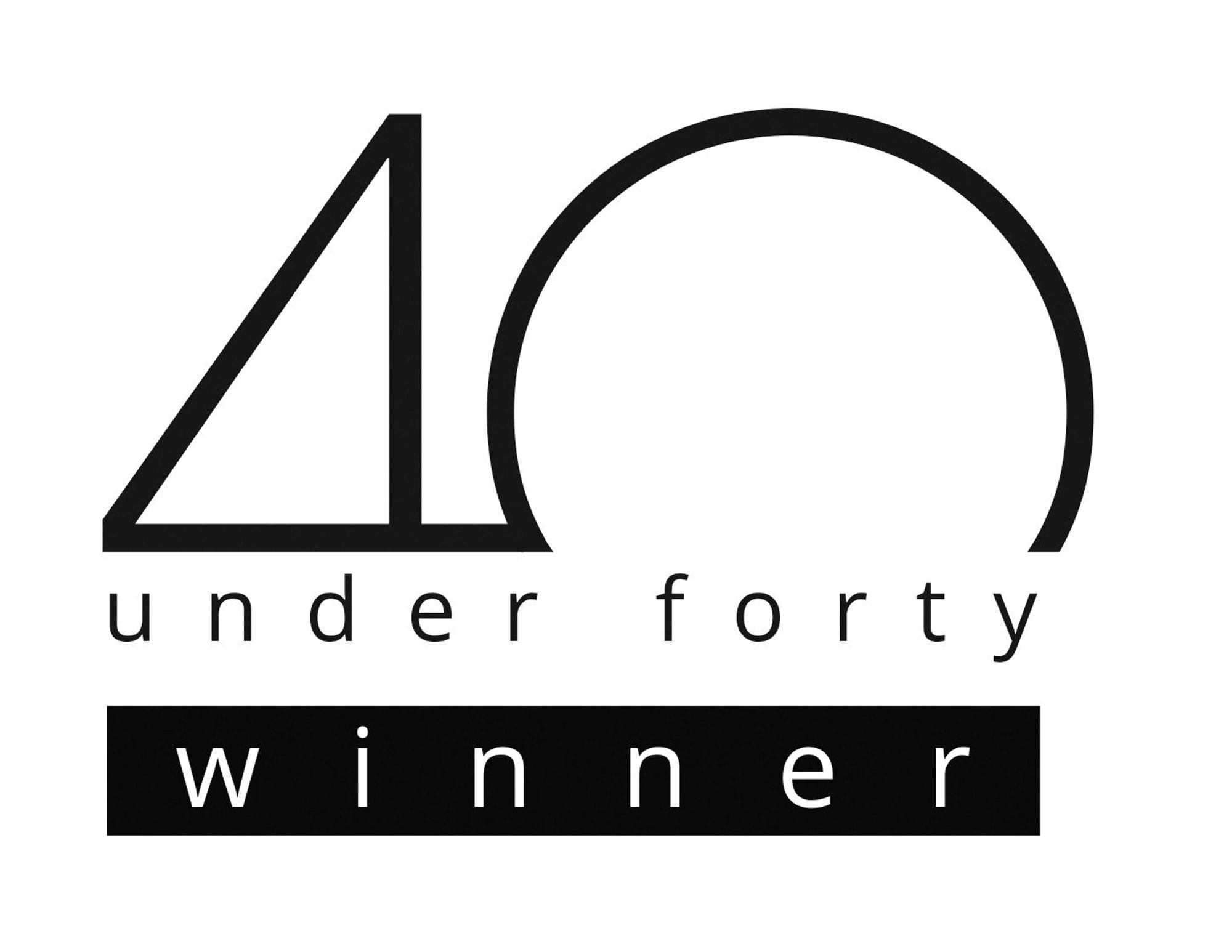 Logo 40 under forty winner