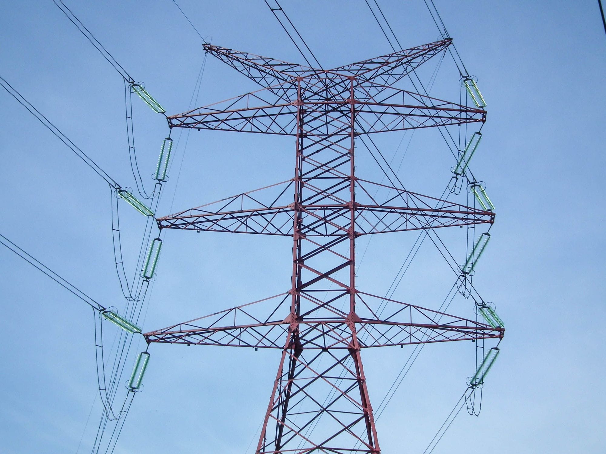 Słup energetyczny kratowy