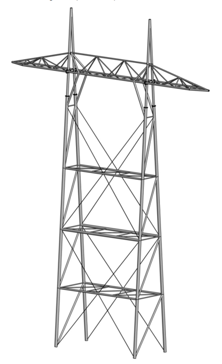 Single aluminum tower